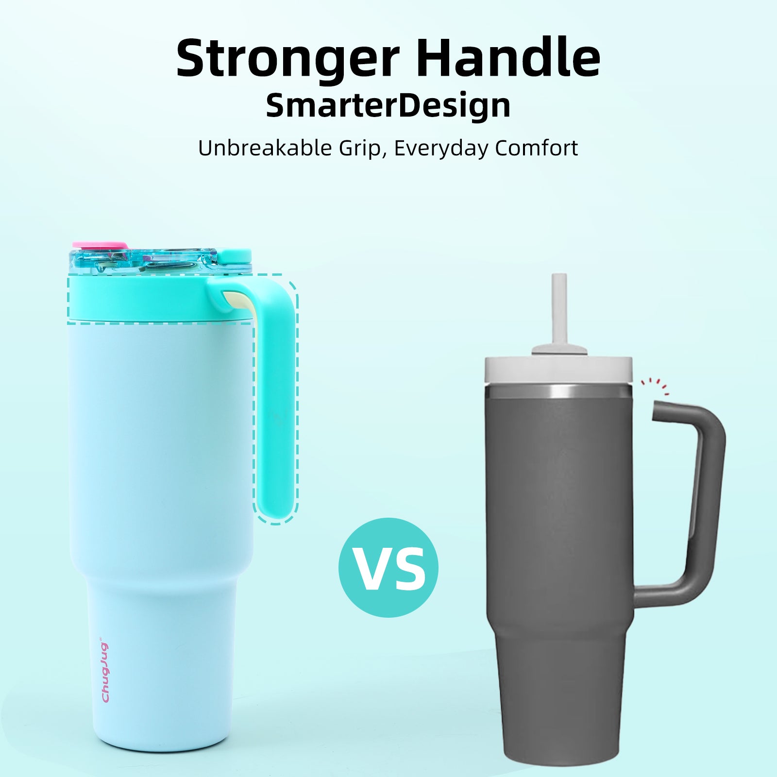 BUBBLUG Chill Tumbler-Blue Lagoon