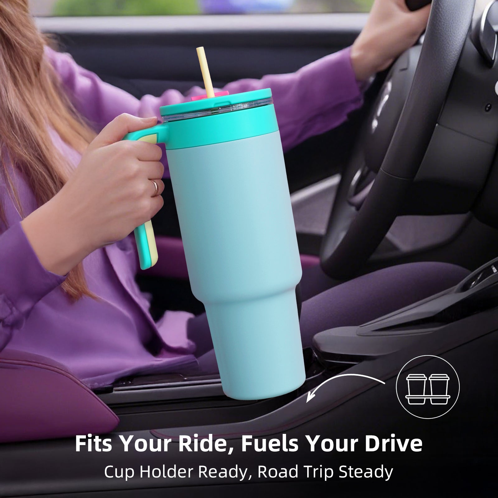 BUBBLUG Chill Tumbler-Blue Lagoon