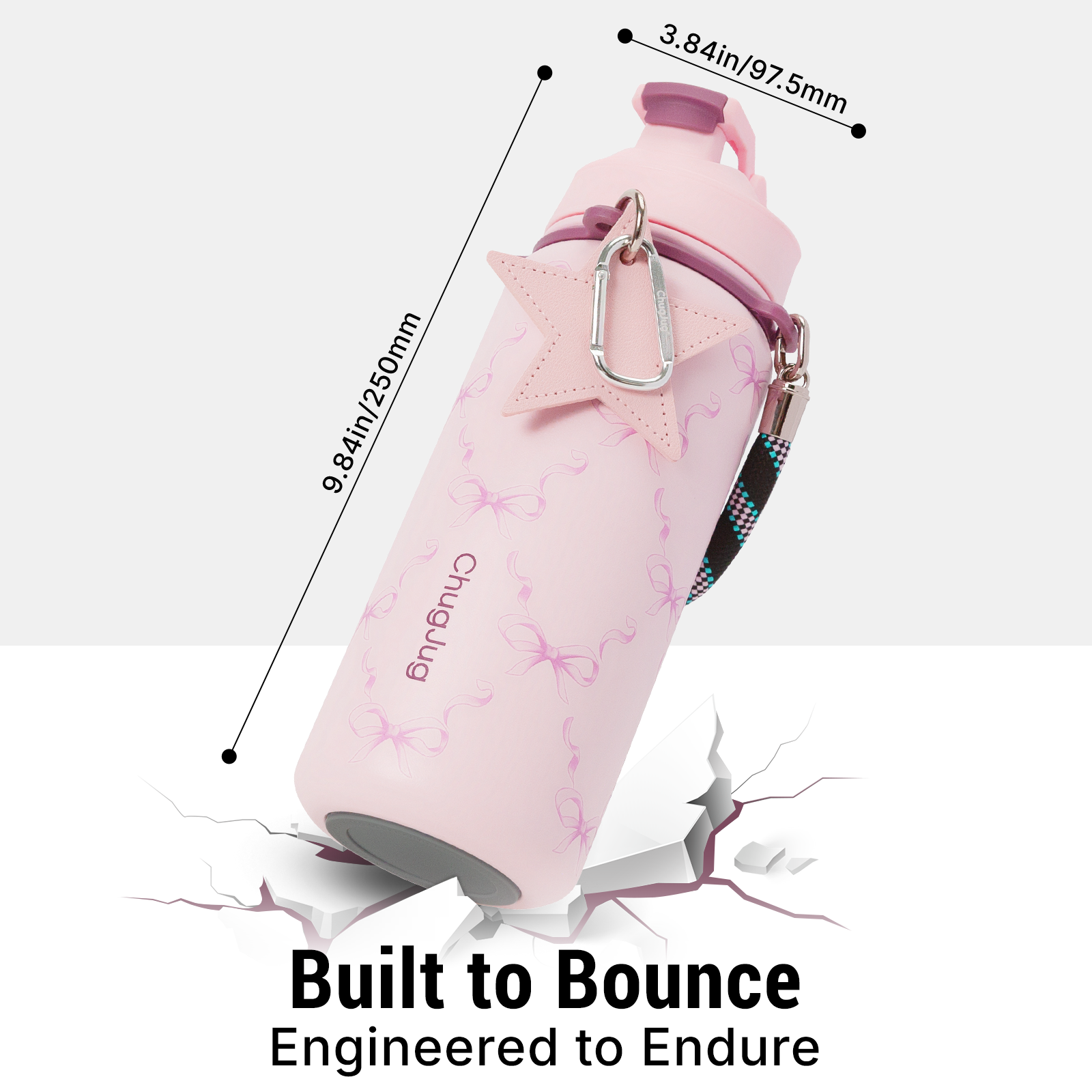 SIPUG Strap Water Bottle-Bowtiful Party