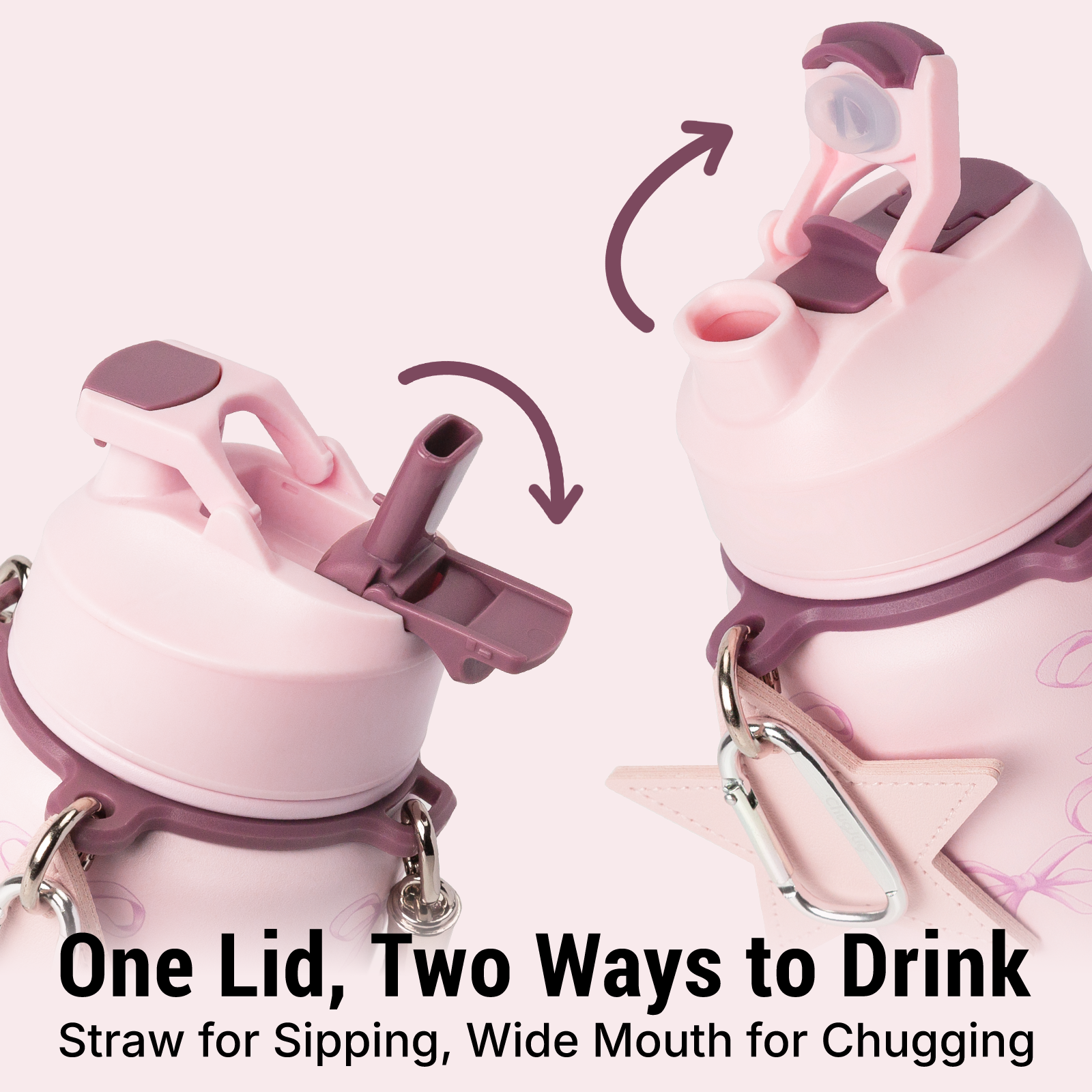 SIPUG Strap Water Bottle-Bowtiful Party