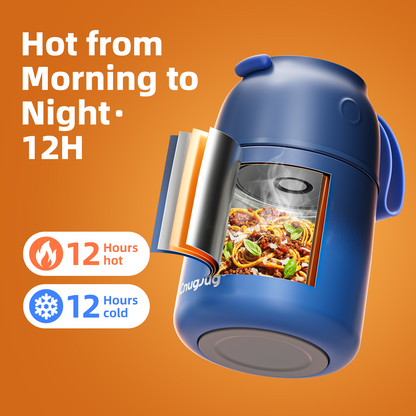 SNUG Insulated Food Jar- Blueberry Night