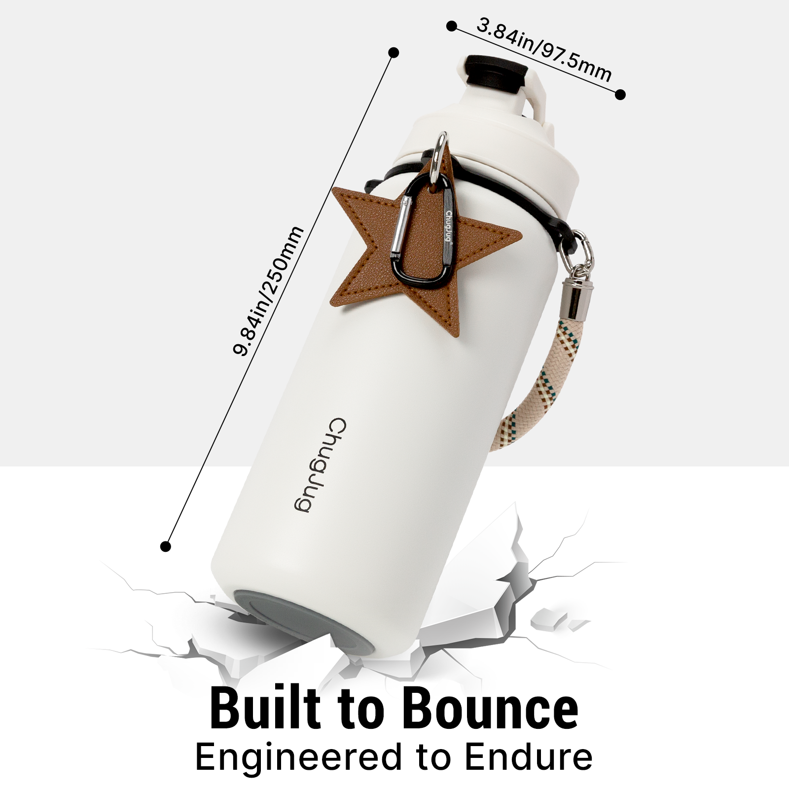 SIPUG Strap Water Bottle-Creamy Chill