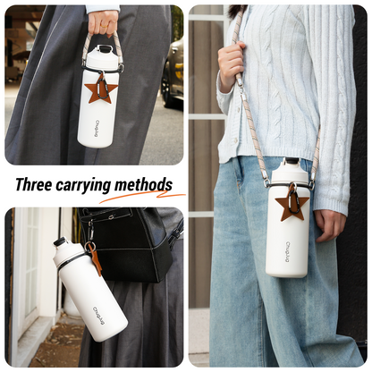 SIPUG Strap Water Bottle-Creamy Chill