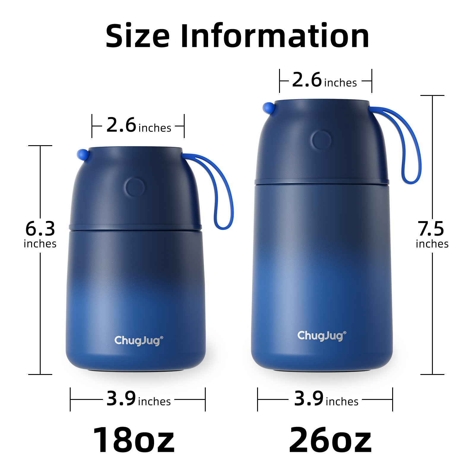 ChugJug Insulated Food Jar - Blueberry Night