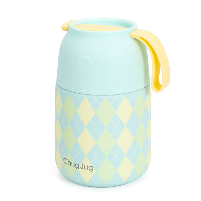 SNUG Insulated Food Jar - Mint Rhombus