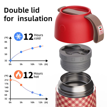 SNUG Insulated Food Jar - Cherry Cookies