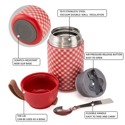 SNUG Insulated Food Jar - Cherry Cookies