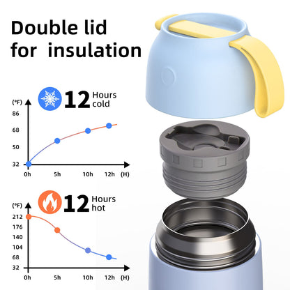 SNUG Insulated Food Jar - Butterfly Pea