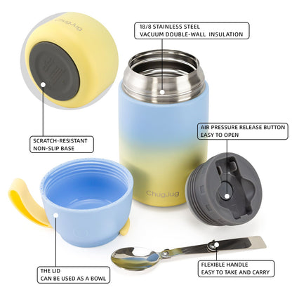 SNUG Insulated Food Jar - Butterfly Pea