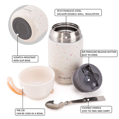 SNUG Insulated Food Jar -Sprinkled Joy