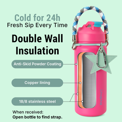 SIPUG Strap Water Bottle-Candy Crush