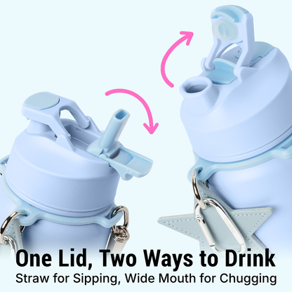 SIPUG Strap Water Bottle-Misty Lagoon