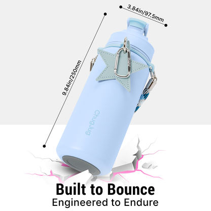 SIPUG Strap Water Bottle-Misty Lagoon